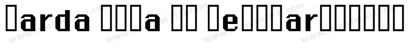 Garda Nova II Regular字体转换